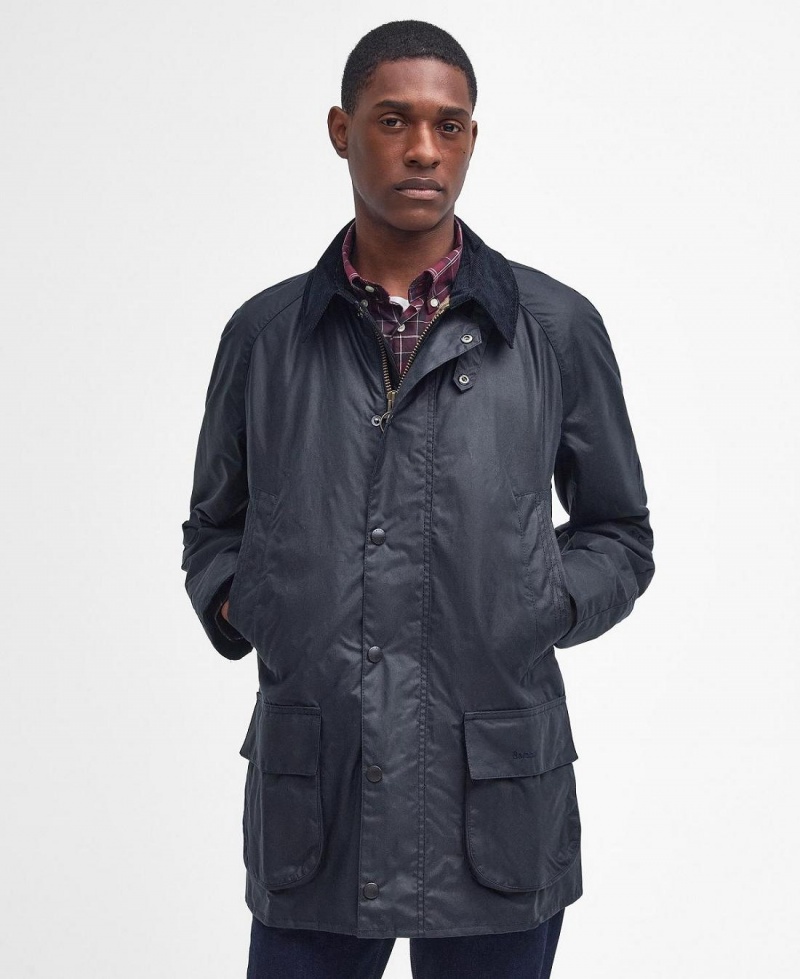 Geaca Barbati Barbour Bristol Wax Bleumarin | Romania_BAR32036