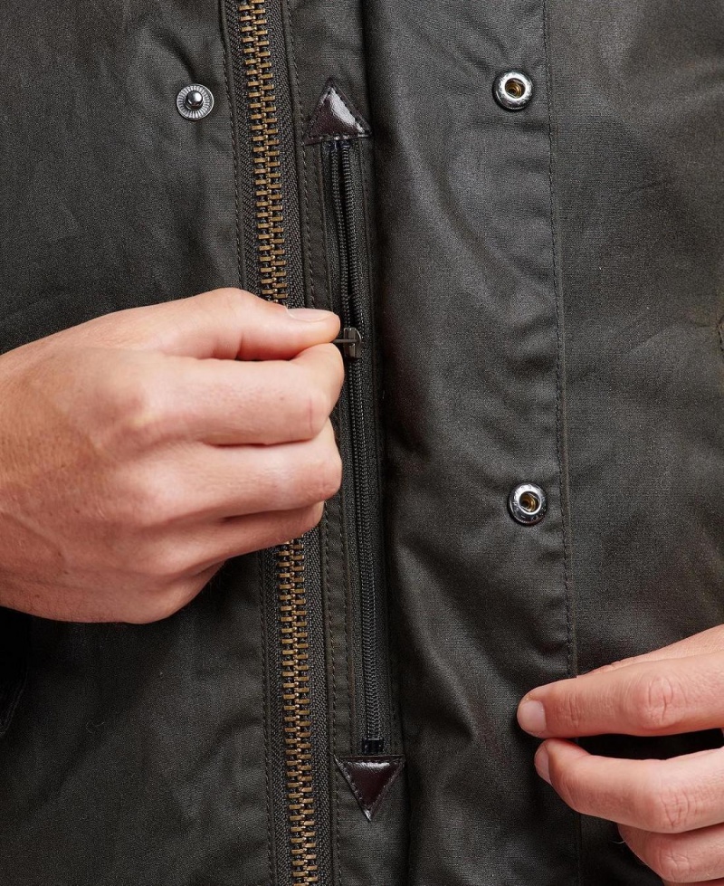 Geaca Barbati Barbour Bristol Wax Masline Verzi | Romania_BAR13023