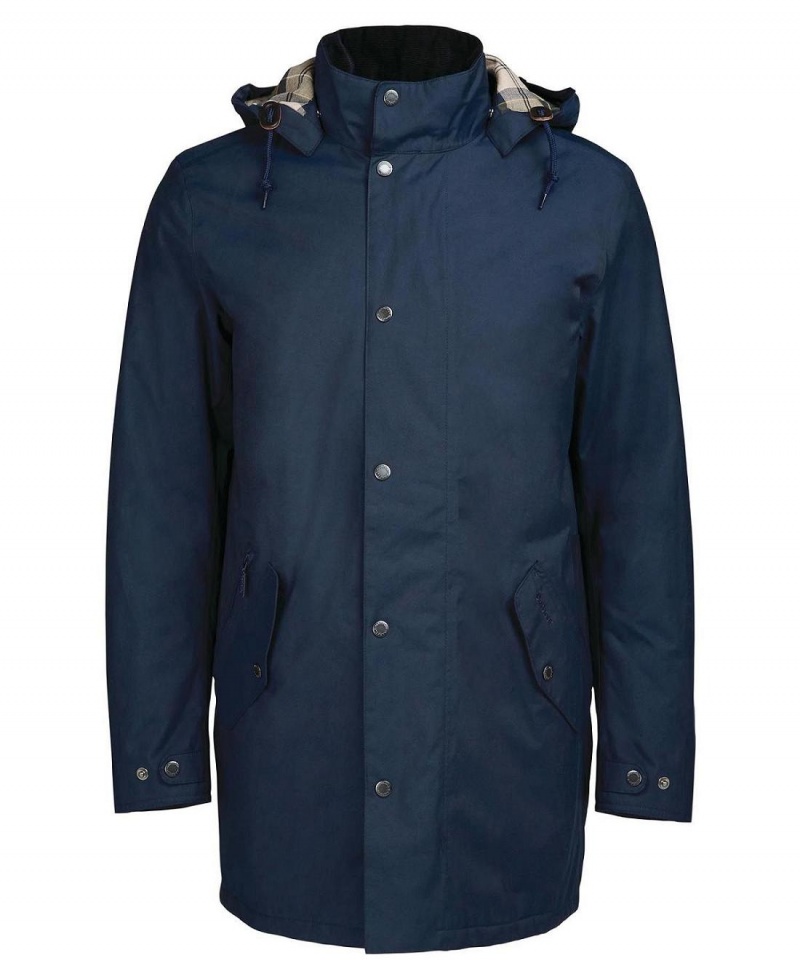 Geaca Barbati Barbour Chelsea Mac Bleumarin | Romania_BAR29980