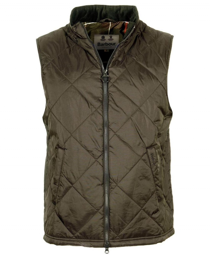 Geaca Barbati Barbour Finn Gilet Verzi | Romania_BAR16672