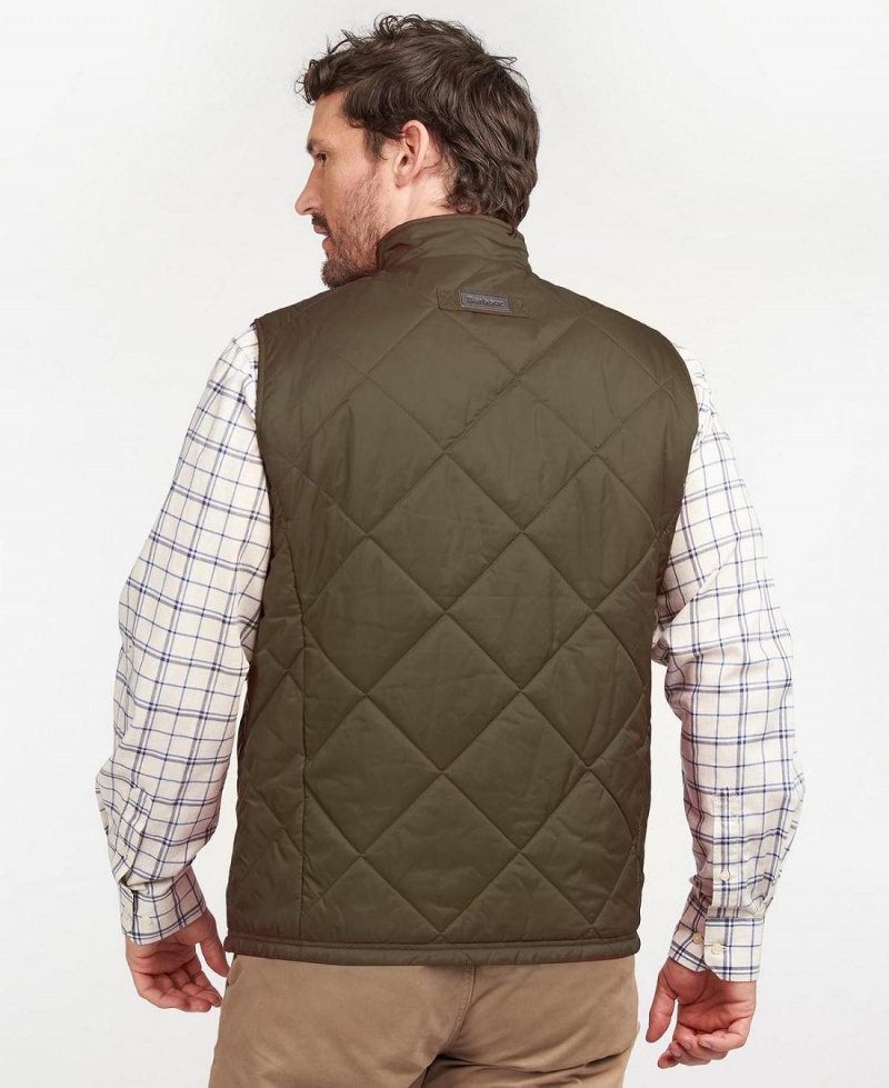 Geaca Barbati Barbour Finn Gilet Verzi | Romania_BAR16672