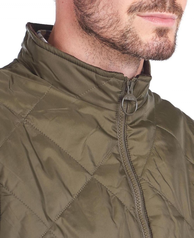 Geaca Barbati Barbour Finn Gilet Verzi | Romania_BAR16672