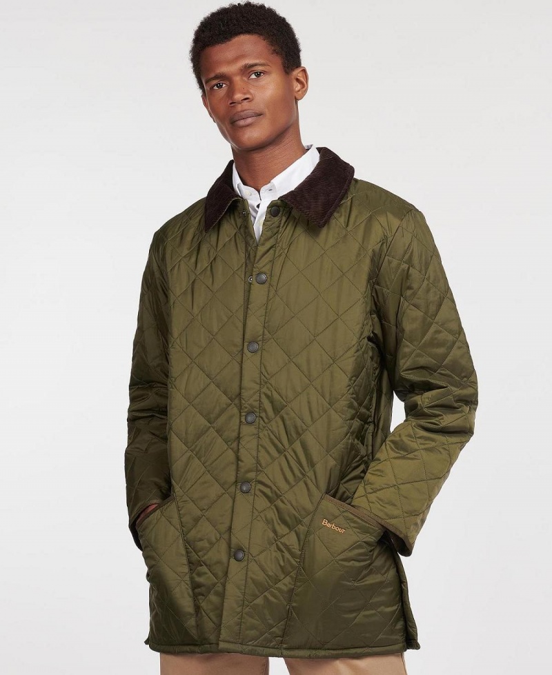 Geaca Barbati Barbour Liddesdale® Matlasat Masline Verzi | Romania_BAR13849