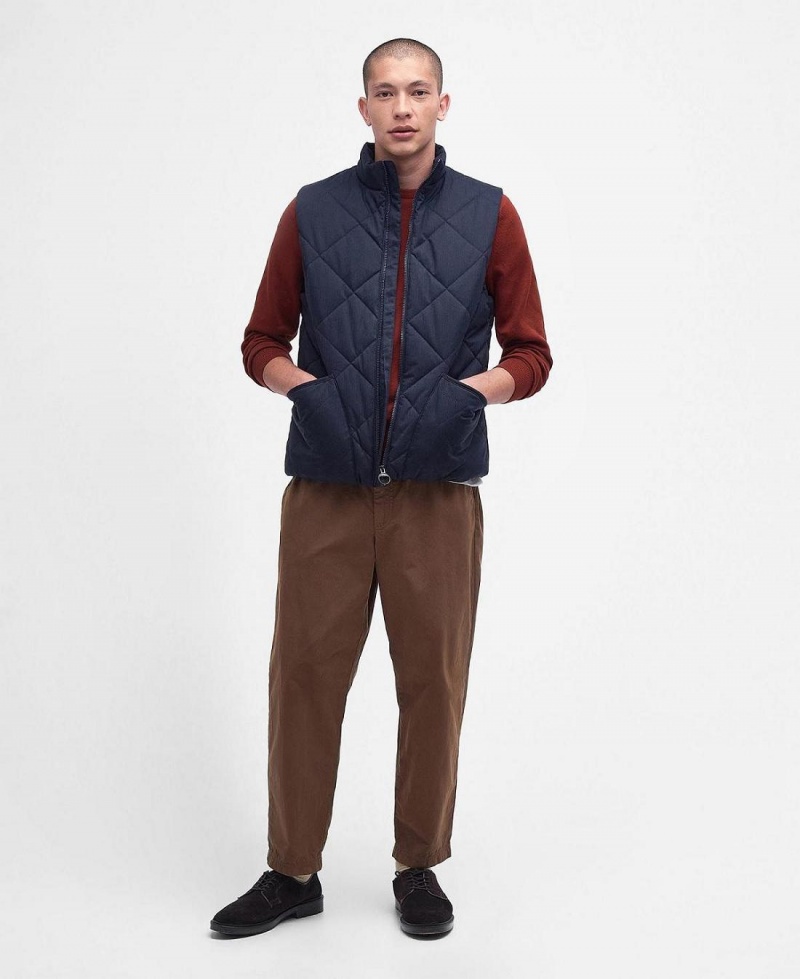 Geaca Barbati Barbour Lindale Gilet Bleumarin | Romania_BAR90423