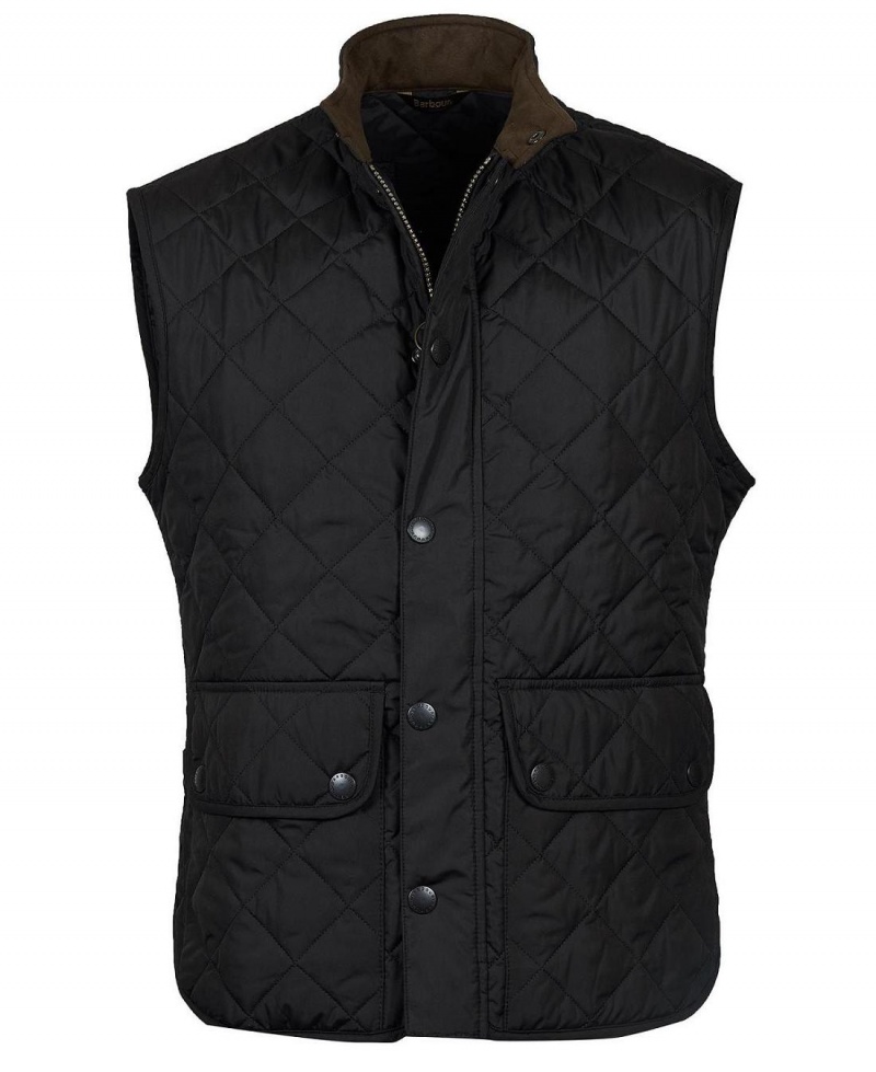 Geaca Barbati Barbour Lowerdale Gilet Negrii | Romania_BAR83305