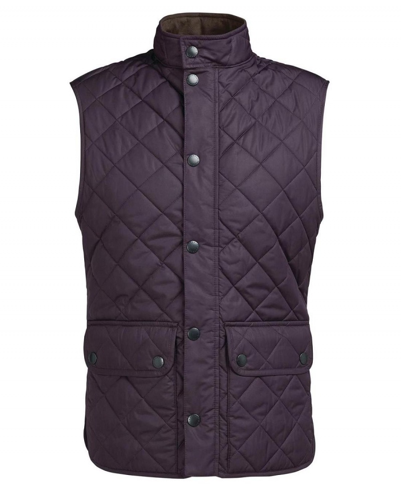 Geaca Barbati Barbour Lowerdale Gilet Violet | Romania_BAR84263