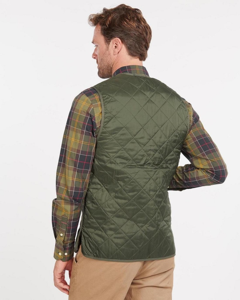 Geaca Barbati Barbour Matlasat Waistcoat/Zip-In Liner Masline Verzi | Romania_BAR92008