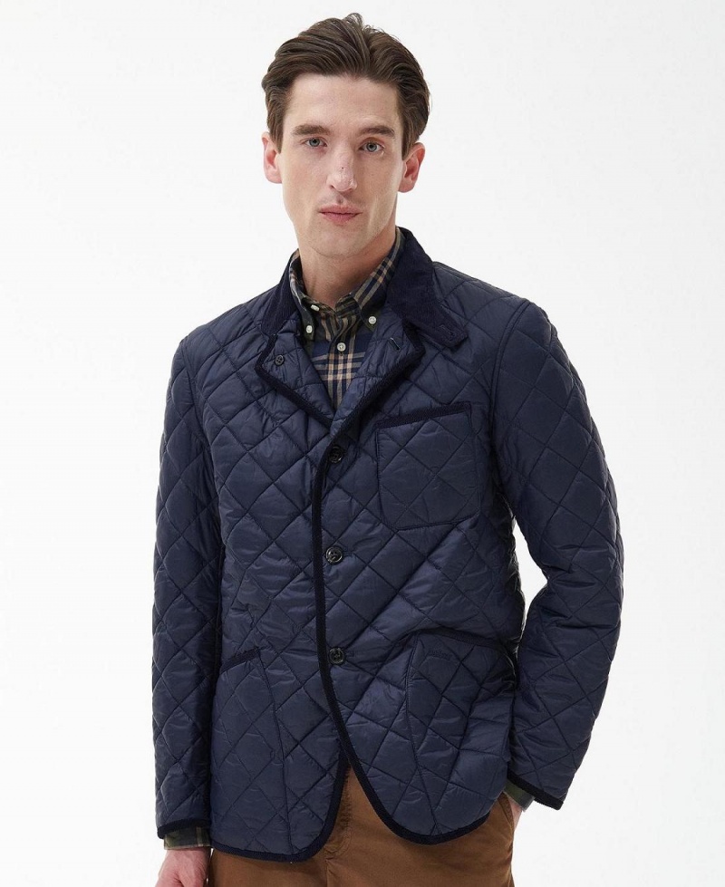 Geaca Barbati Barbour Modern Liddesdale Matlasat Bleumarin | Romania_BAR51414