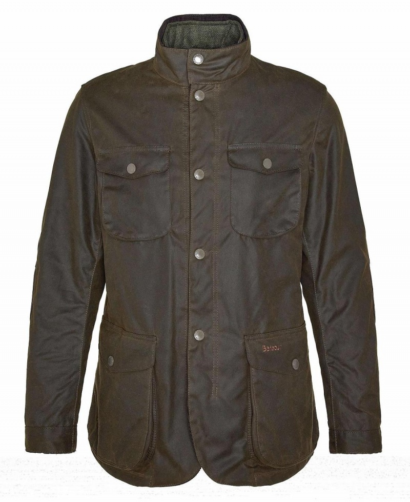 Geaca Barbati Barbour Ogston Wax Masline Verzi | Romania_BAR41163