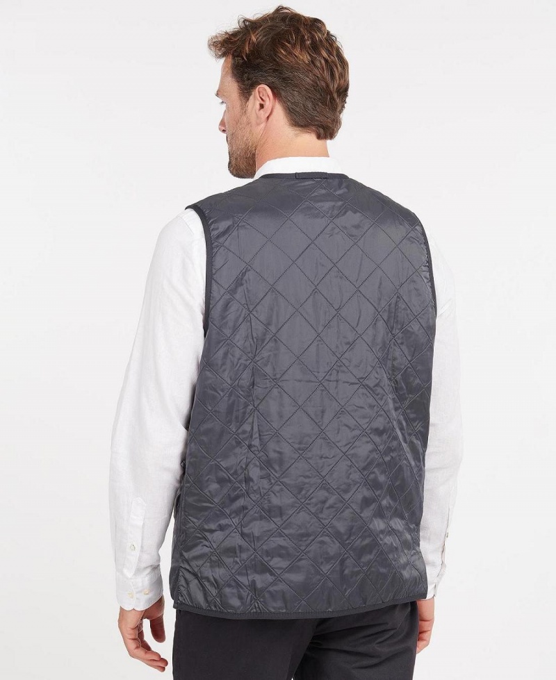 Geaca Barbati Barbour Polarquilt Waistcoat/Zip-In Liner Bleumarin | Romania_BAR15949