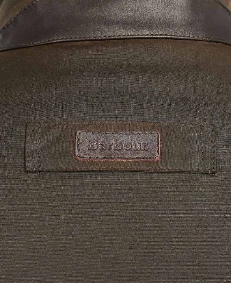 Geaca Barbati Barbour Prestbury Wax Masline Verzi | Romania_BAR17003