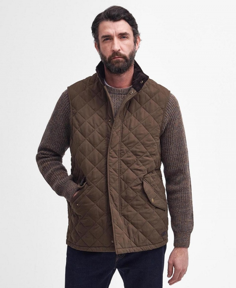 Geaca Barbati Barbour Shoveler Gilet Maro | Romania_BAR15083