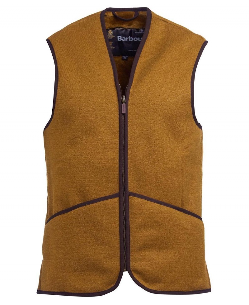 Geaca Barbati Barbour Warm Pile Waistcoat/Zip-In Liner Maro | Romania_BAR96992