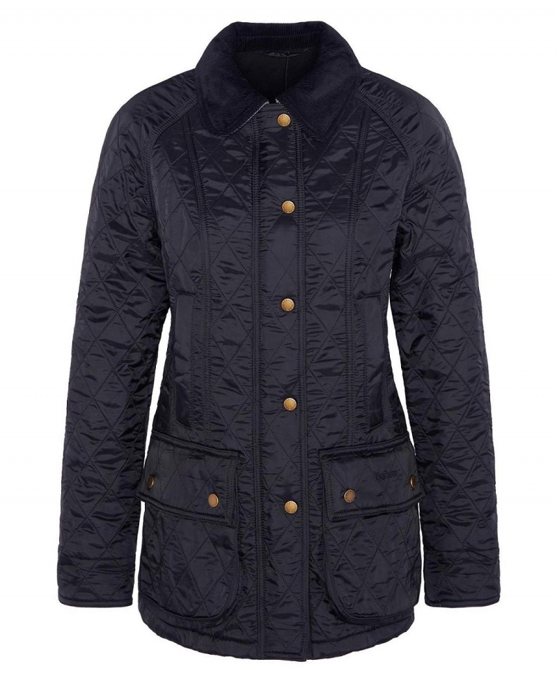 Geaca Dama Barbour Beadnell Polarquilt Negrii | Romania_BAR34700