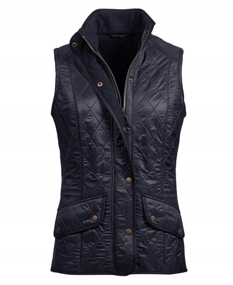 Geaca Dama Barbour Cavalry Gilet Negrii | Romania_BAR95393