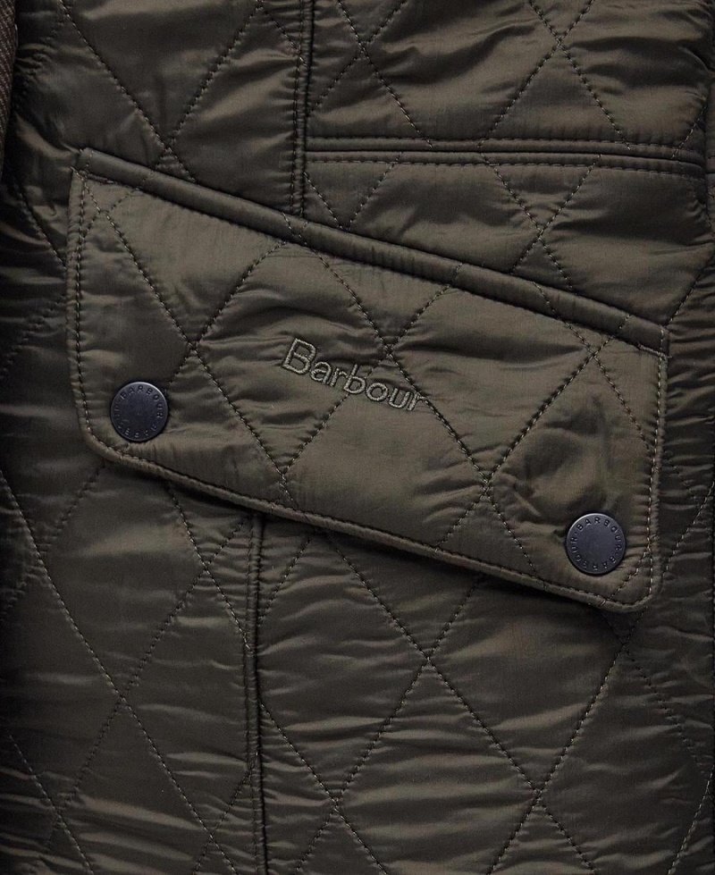 Geaca Dama Barbour Cavalry Polarquilt Matlasat Masline Verzi Inchis Masline Verzi | Romania_BAR27213