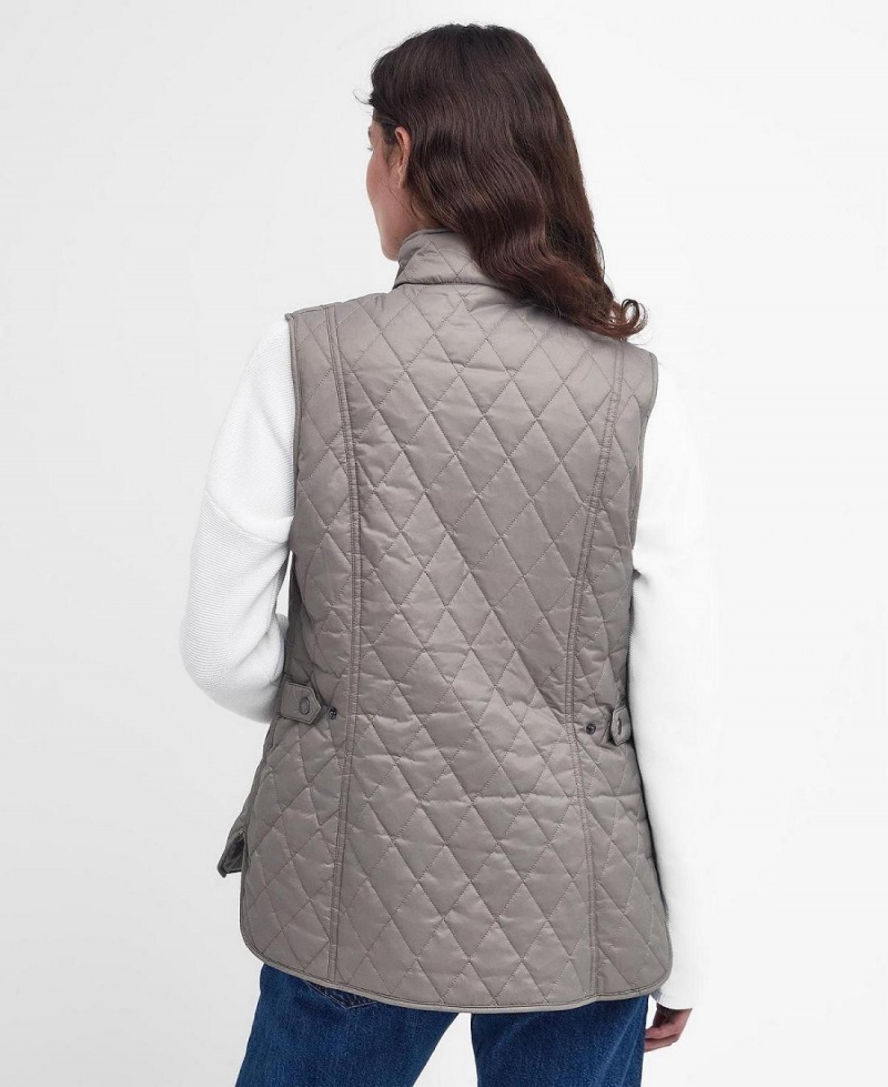 Geaca Dama Barbour Otterburn Gilet Bej | Romania_BAR44688