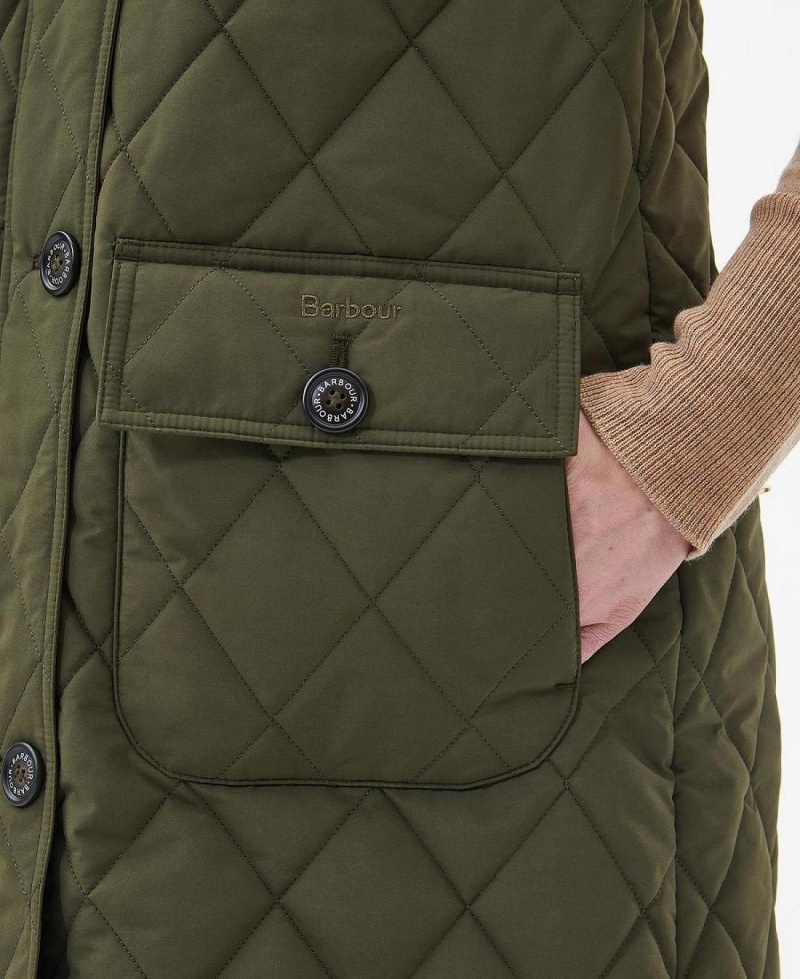 Geaca Dama Barbour Zander Gilet Verzi | Romania_BAR16650