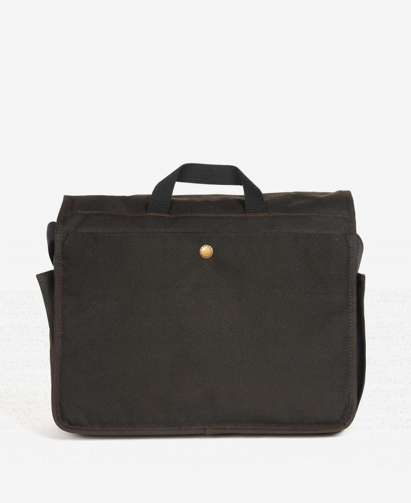 Geanta Barbati Barbour Essential Wax Messenger Bag Masline Verzi | Romania_BAR22125