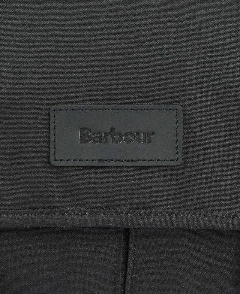 Geanta Barbati Barbour Essential Wax Messenger Bag Negrii | Romania_BAR17130