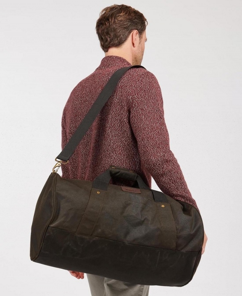 Geanta Barbati Barbour Explorer Wax Duffle Bag Masline Verzi | Romania_BAR37778