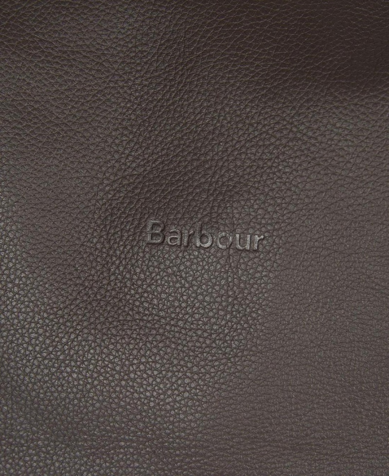 Geanta Barbati Barbour Piele Medium Travel Explorer Bag Maro | Romania_BAR61663