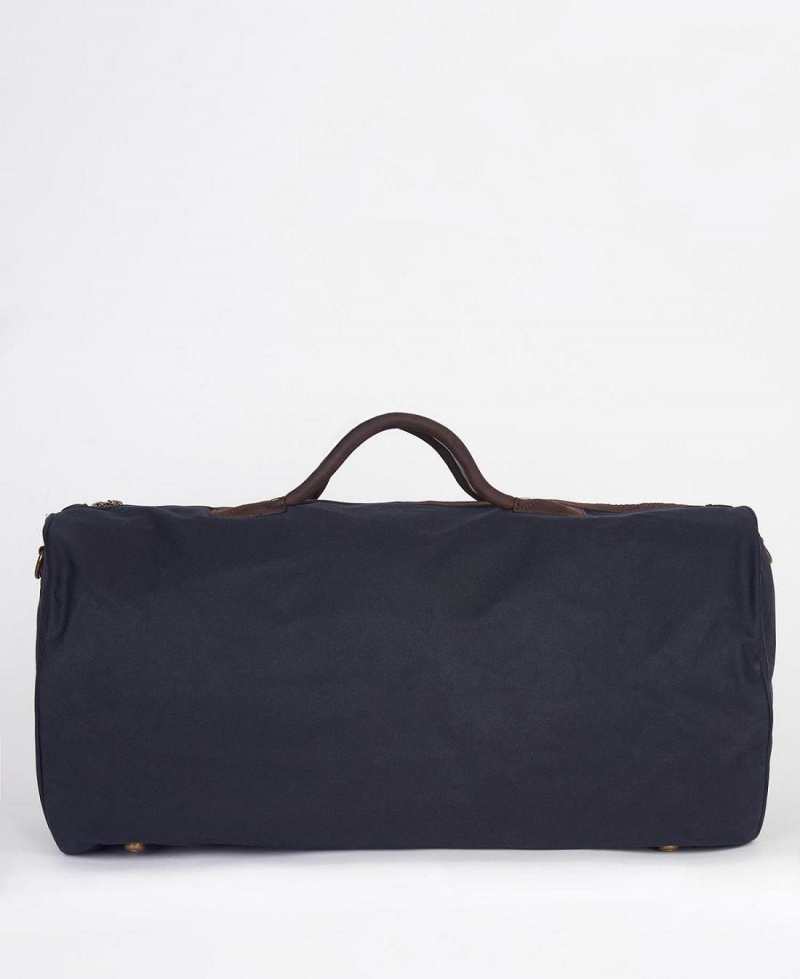 Geanta Barbati Barbour Wax Holdall Bleumarin | Romania_BAR63716