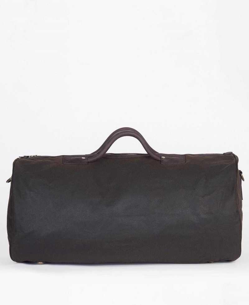 Geanta Barbati Barbour Wax Holdall Masline Verzi | Romania_BAR53451