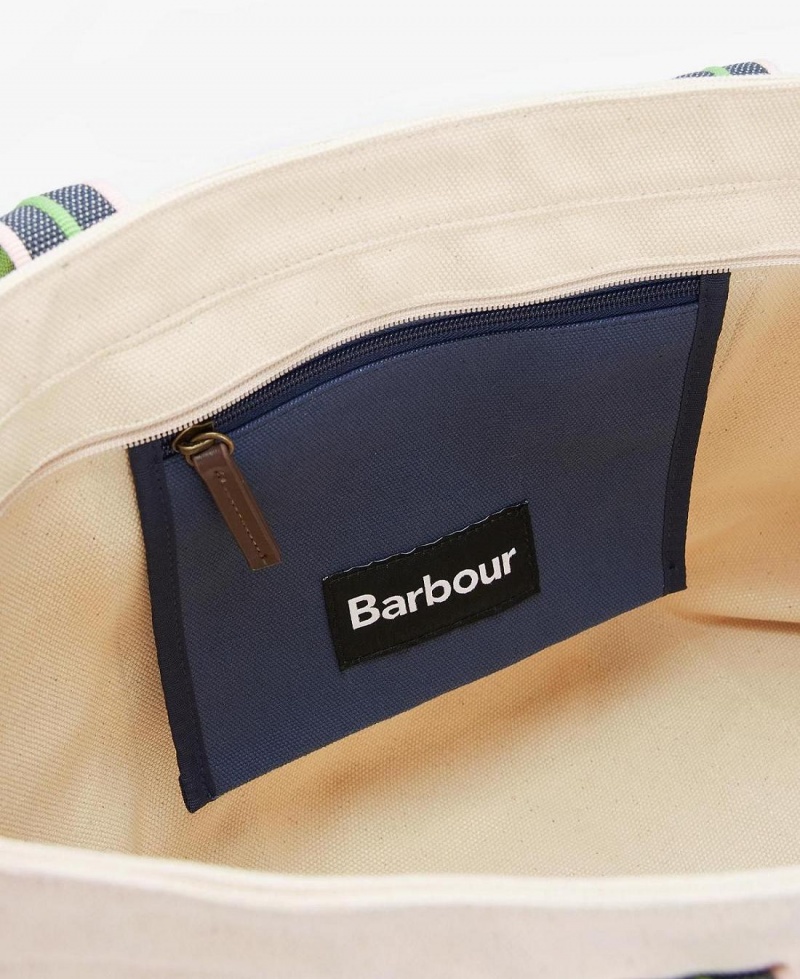 Geanta Dama Barbour Madison Beach Tote Albi | Romania_BAR56504