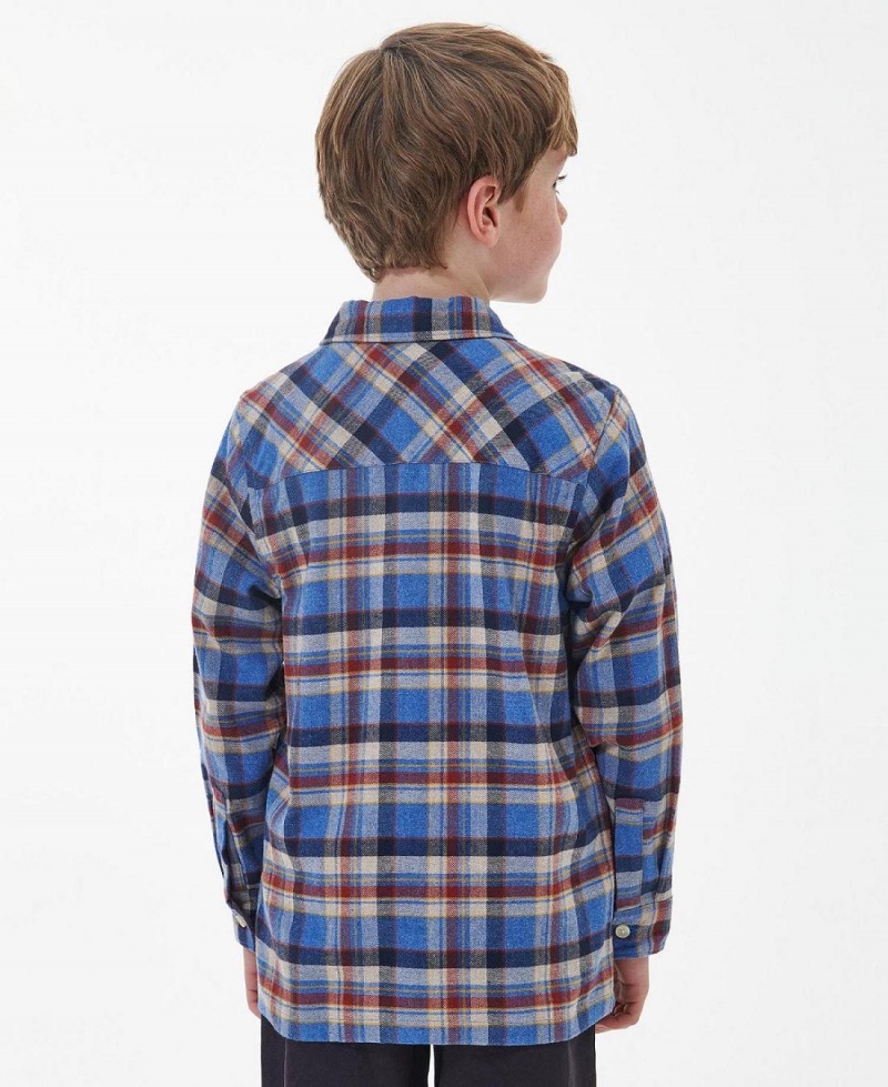 Haine Copii Barbour Boys' Holystone Shirt Albastri | Romania_BAR56125