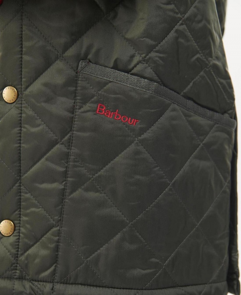 Haine Copii Barbour Boys' Liddesdale® Matlasat Jacket Masline Verzi Rosii | Romania_BAR60019