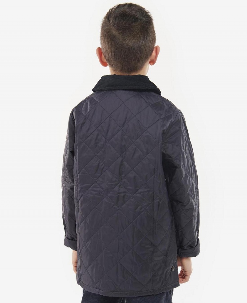 Haine Copii Barbour Boys' Liddesdale® Matlasat Jacket Bleumarin | Romania_BAR51856