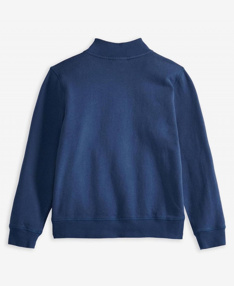 Haine Copii Barbour Boys' Myles Half-Zip Sweatshirt Bleumarin | Romania_BAR12523