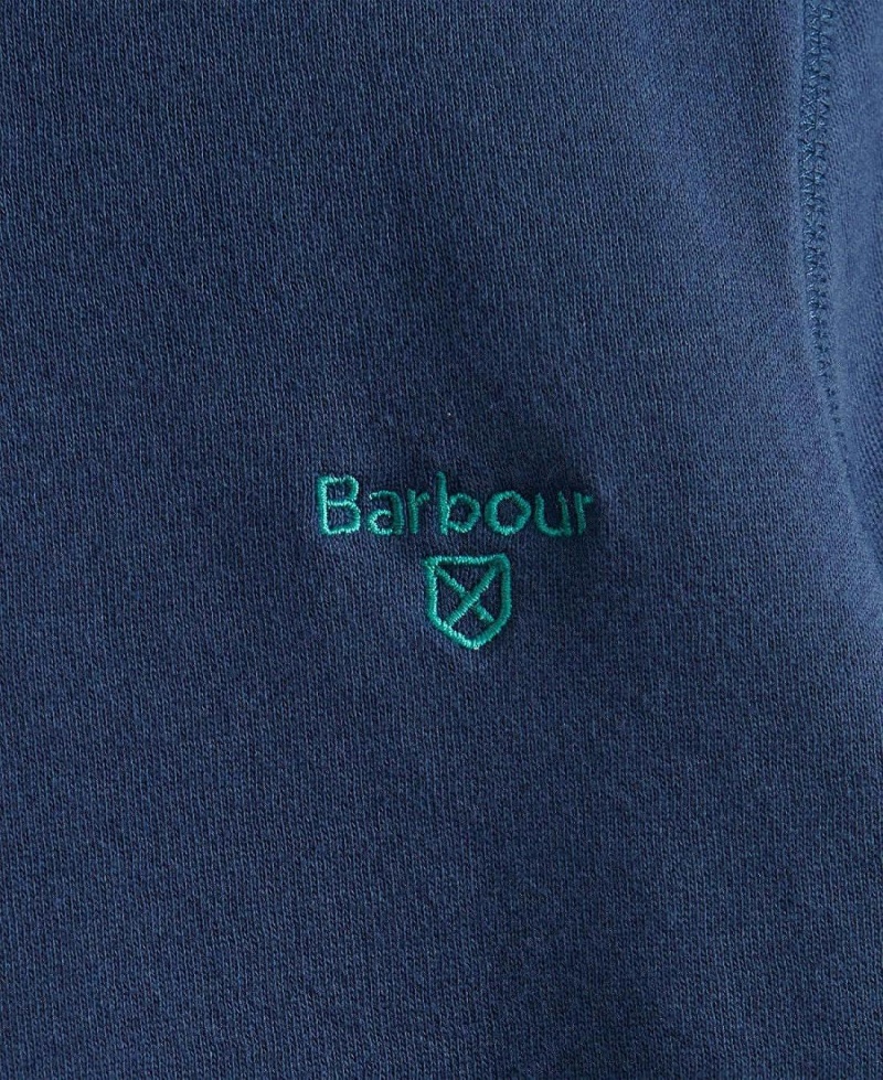 Haine Copii Barbour Boys' Myles Half-Zip Sweatshirt Bleumarin | Romania_BAR12523