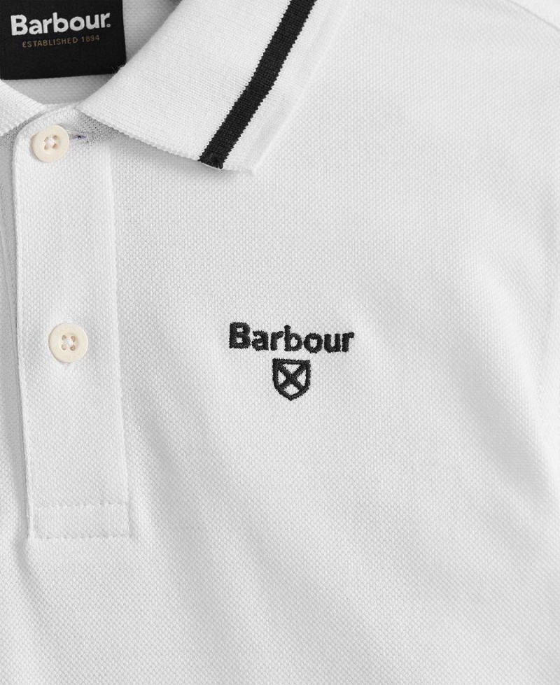 Haine Copii Barbour Boys' Oakside Polo Shirt Albi | Romania_BAR93741