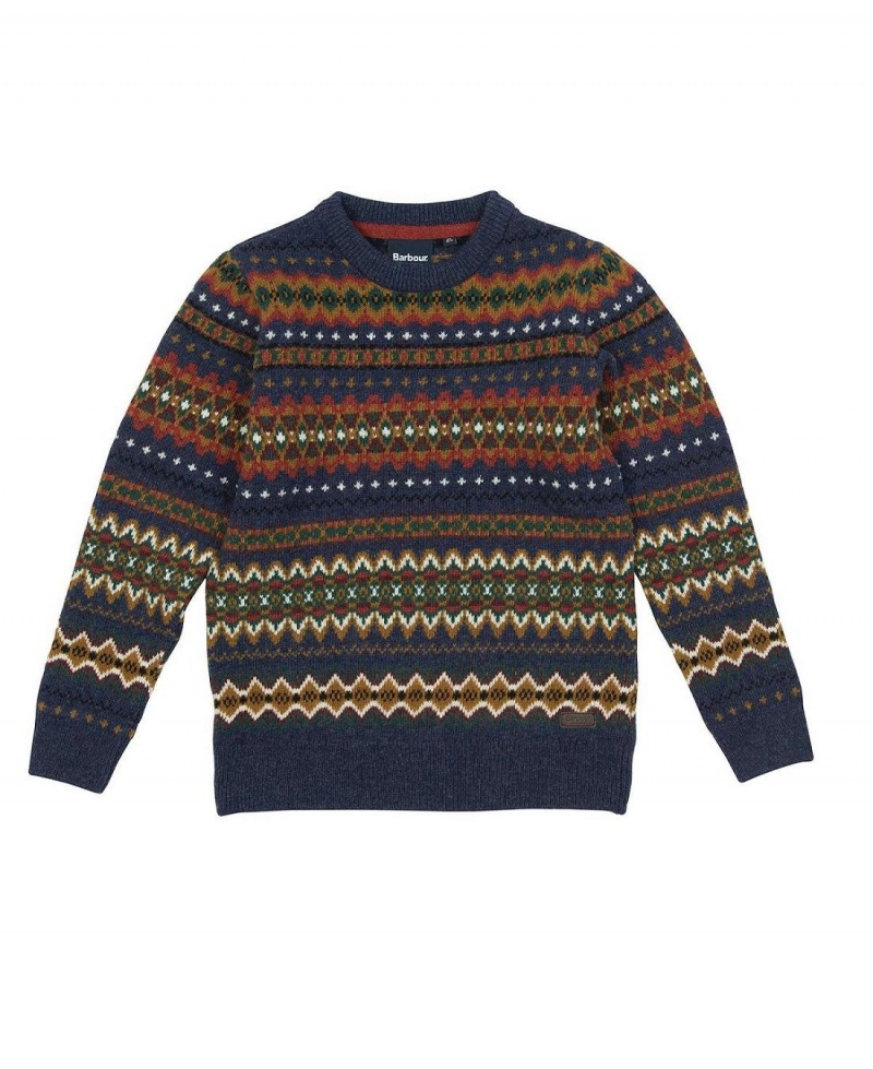 Haine Copii Barbour Boys Case Fairisle Jumper Colorati | Romania_BAR11067