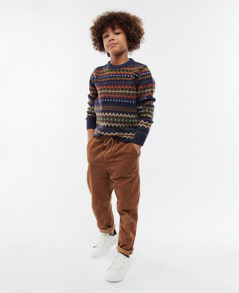 Haine Copii Barbour Boys Case Fairisle Jumper Colorati | Romania_BAR11067