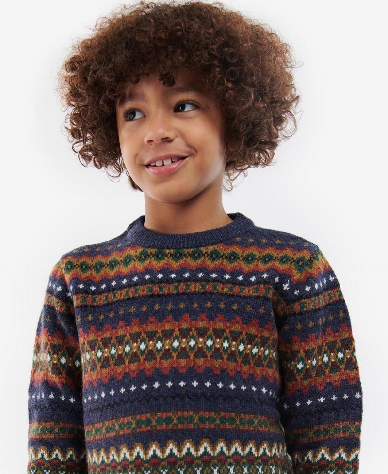 Haine Copii Barbour Boys Case Fairisle Jumper Colorati | Romania_BAR11067