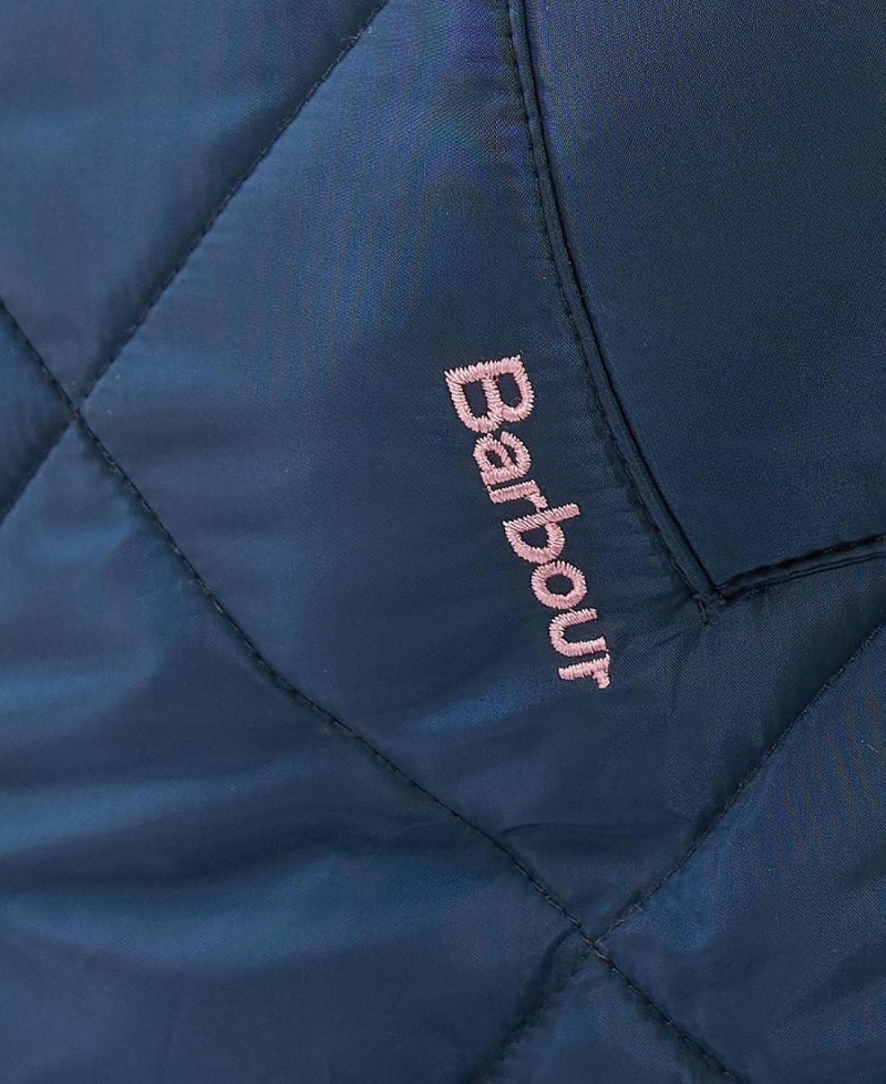 Haine Copii Barbour Girls Sandyford Matlasat Jacket Bleumarin | Romania_BAR68957