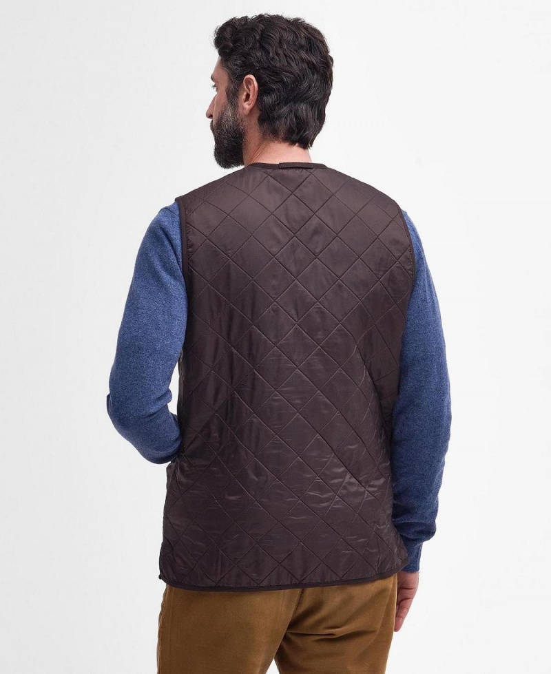 Liner / Hood Barbati Barbour Polarquilt Waistcoat/Zip-In Liner Maro | Romania_BAR16797