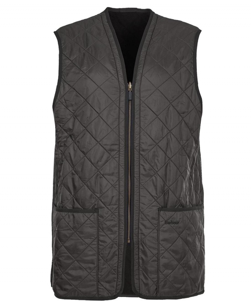 Liner / Hood Barbati Barbour Polarquilt Waistcoat/Zip-In Liner Negrii | Romania_BAR10808