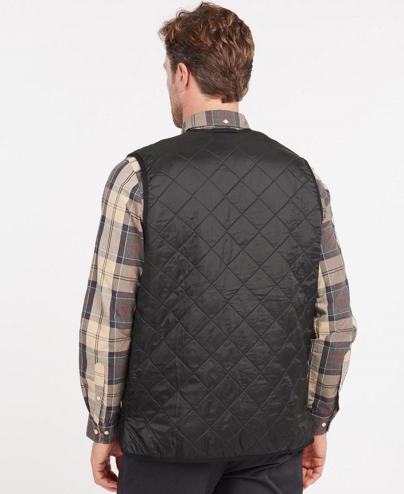 Liner / Hood Barbati Barbour Polarquilt Waistcoat/Zip-In Liner Negrii | Romania_BAR10808