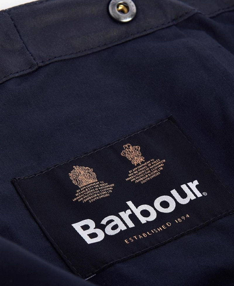 Liner / Hood Barbati Barbour Waxed Bumbac Plain Hood Bleumarin | Romania_BAR65403