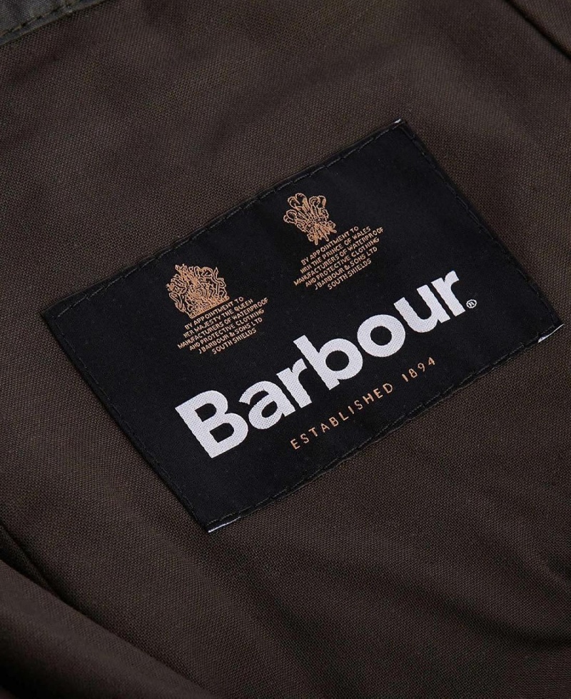 Liner / Hood Dama Barbour Waxed Bumbac Plain Hood Masline Verzi | Romania_BAR74464