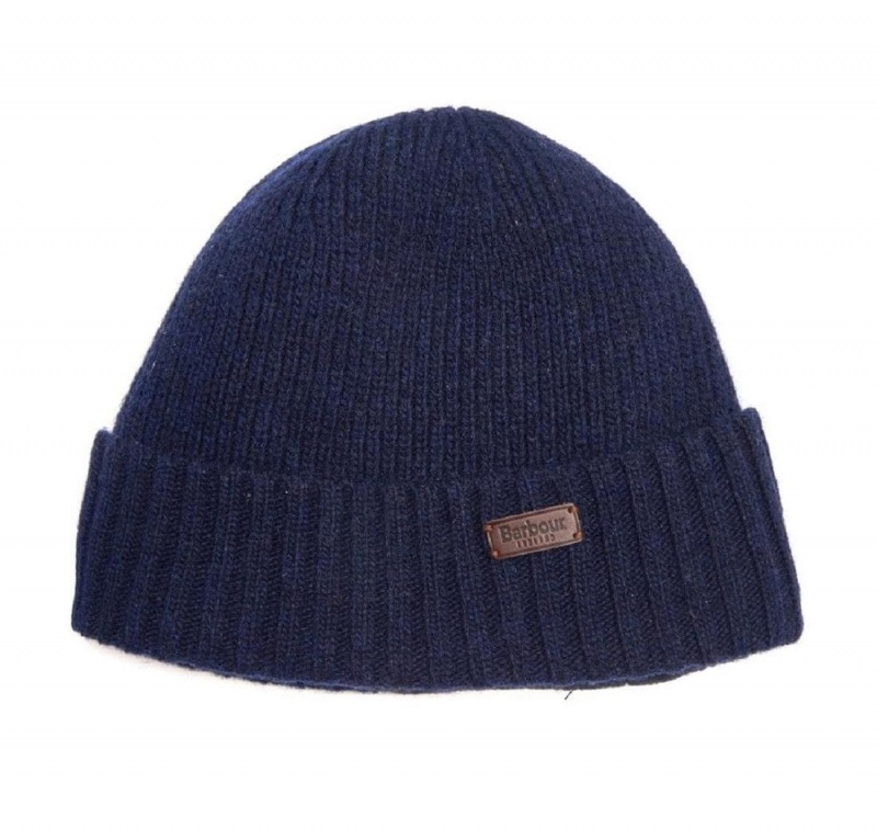 Palarie Barbati Barbour Carlton Beanie Albastri | Romania_BAR34665