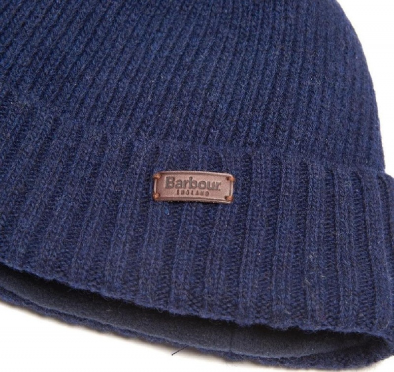 Palarie Barbati Barbour Carlton Beanie Albastri | Romania_BAR34665