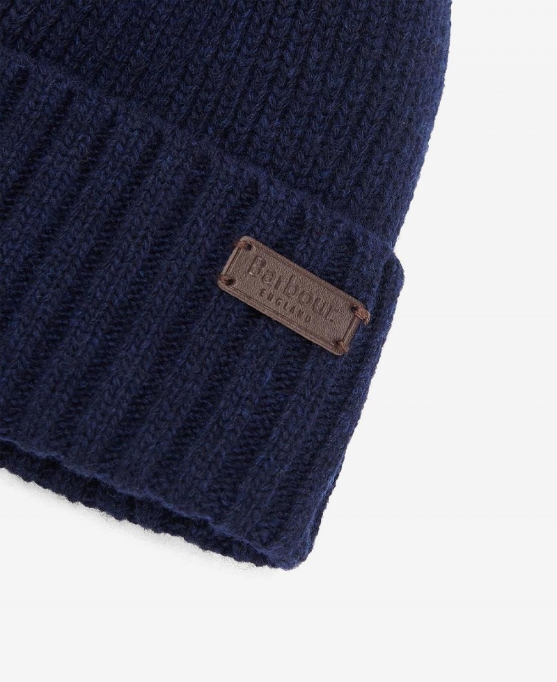 Palarie Barbati Barbour Carlton Beanie Albastri | Romania_BAR34665