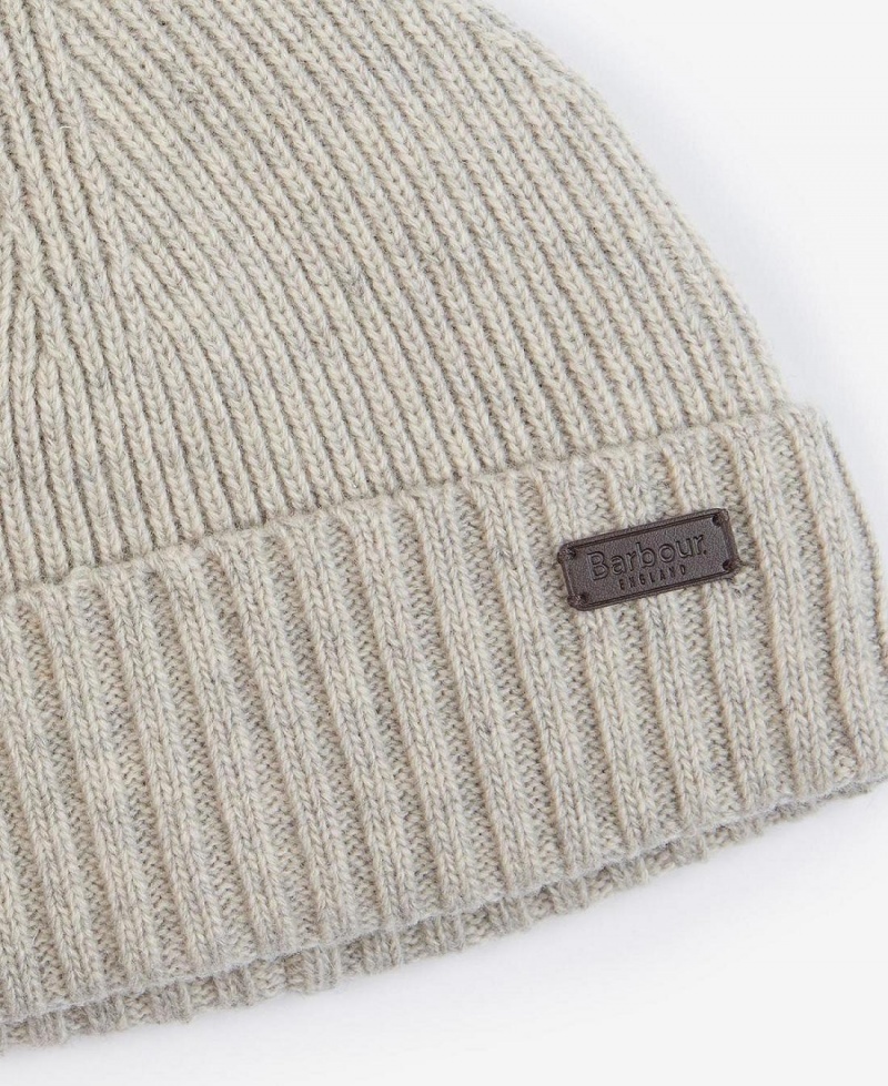 Palarie Barbati Barbour Carlton Beanie Albi | Romania_BAR85174