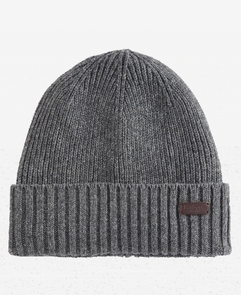 Palarie Barbati Barbour Carlton Beanie Gri | Romania_BAR61536