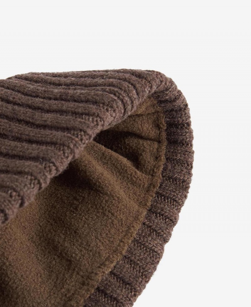 Palarie Barbati Barbour Carlton Beanie Maro | Romania_BAR63190